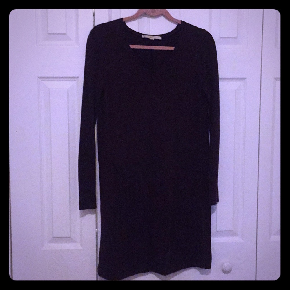 Maroon sweater dress